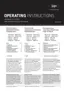 Preview: Operating Instructions