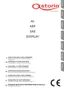 Preview: Use And Maintenance Manual