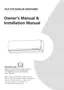 Preview: Owner's Manual & Installation Manual