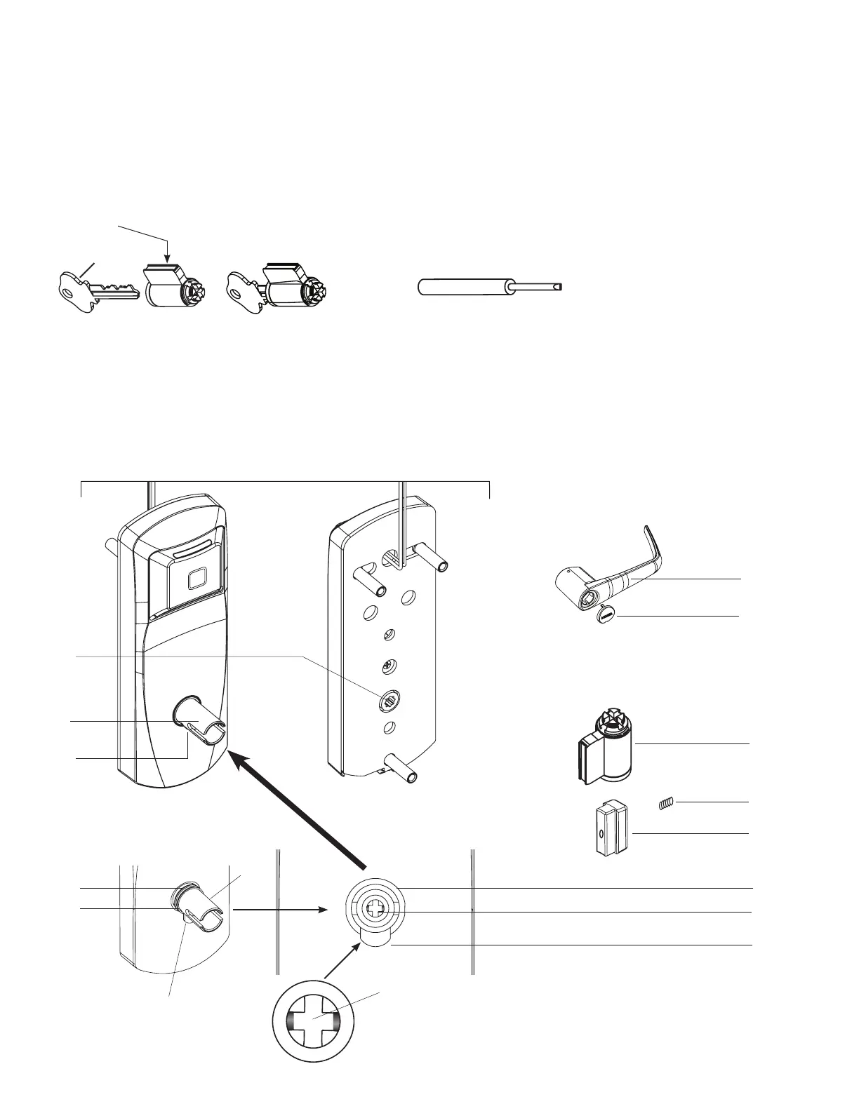 Dormakaba Saflok RT Plus - Installation of Mechanical Override Model