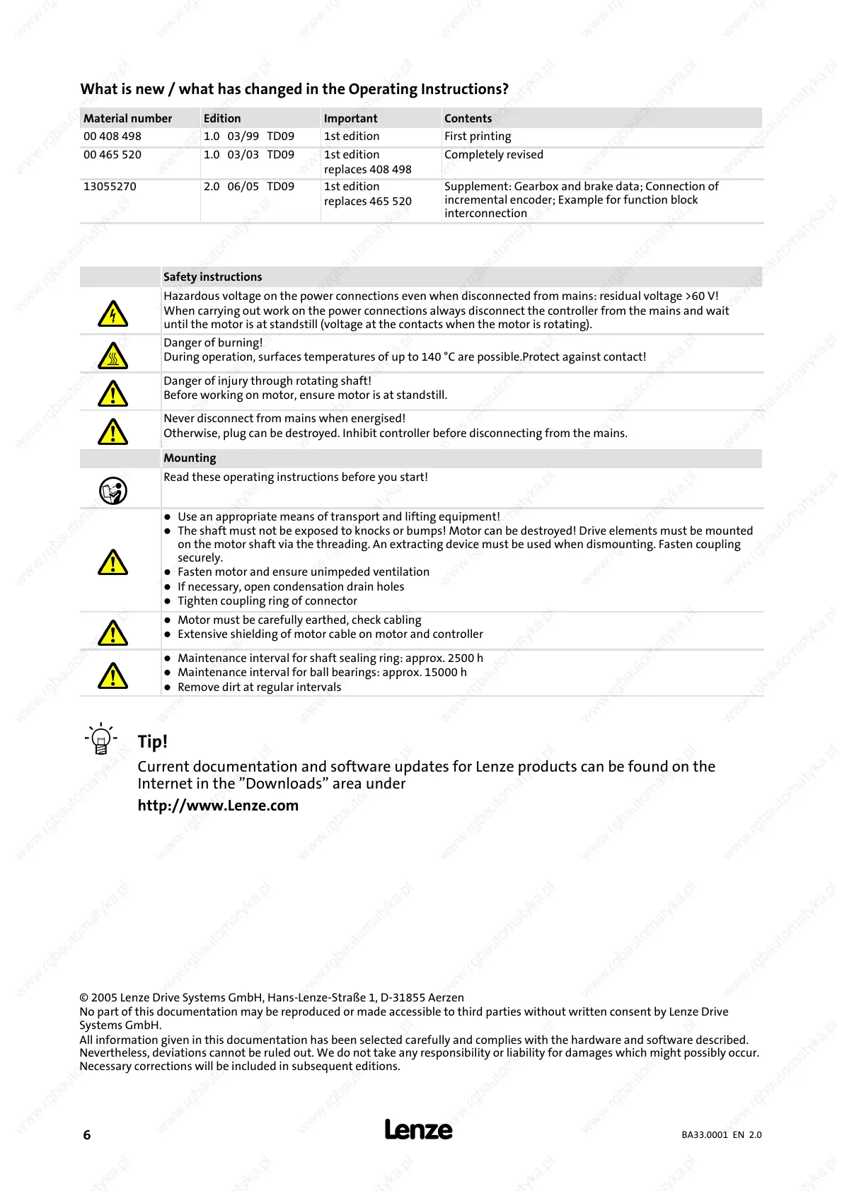 Page #6 background image