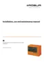 Preview: Installation, Use And Maintenance Manual