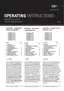 Preview: Operating Instructions