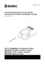 Preview: Instruction Manual For The Use And The Maintenance