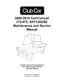 Preview: Maintenance And Service Manual