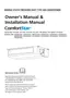 Preview: Owner's Manual & Installation Manual