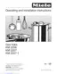 Preview: Operating And Installation Manual