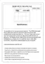 Preview: Service Manual