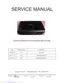 Preview: Service Manual