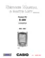 Preview: Operation, Service Manual & Parts List