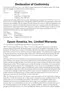 Preview: Declaration Of Conformity