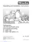 Preview: Operating And Installation Instructions