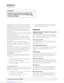 Preview: Technical Specifications