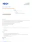 Preview: Specification Sheet