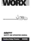 Preview: Safety And Operating Manual