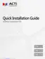 Preview: Quick Installation Guide