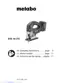 Preview: Operating Instructions