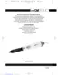 Preview: Instruction Manual & Guarantee