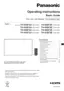 Preview: Operating Instructions - Basic Guide