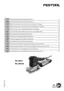 Preview: Original Operating Manual/Spare Parts List