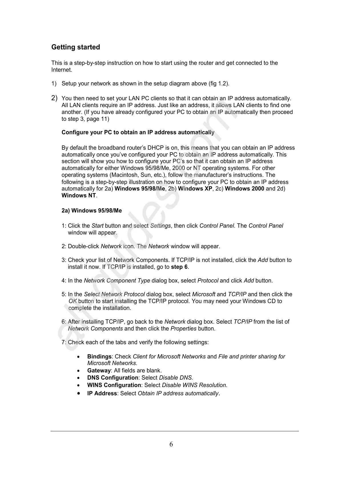 Page #6 background image