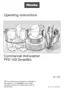 Preview: Operating Instructions