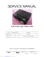 Preview: Service Manual