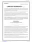 Preview: Limited Warranty