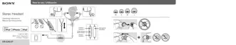 Preview: Operating Instructions