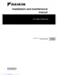 Preview: Installation And Maintenance Manual