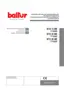 Preview: Instruction Manual For Installation, Use And Maintenance