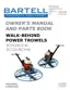 Preview: Owner's Manual And Parts Book