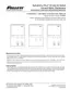 Preview: Installation, Operation And Service Manual