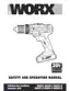 Preview: Safety And Operating Manual