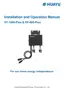 Preview: Installation And Operation Manual