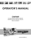 Preview: Operator's Manual