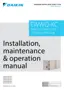 Preview: Installation, Maintenance & Operation Manual