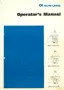 Preview: Operator's Manual