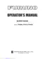 Preview: Operator's Manual