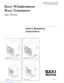 Preview: User Operating Instructions