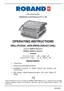 Preview: Operating Instructions