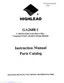 Preview: Instruction Manual Parts Catalog