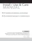 Preview: Install / Use & Care Manual