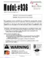 Preview: Installation And Operation Manual