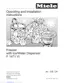 Preview: Operating And Installation Manual