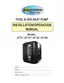 Preview: Installation & Operation Manual