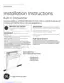 Preview: Installation Instructions