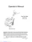 Preview: Operator's Manual