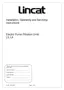 Preview: Installation, Operating And Servicing Instructions