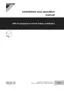 Preview: Installation And Operation Manual